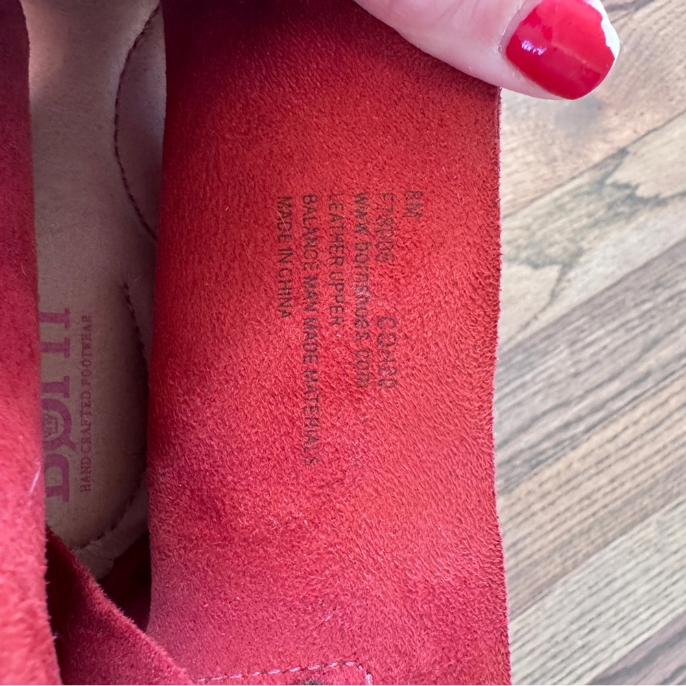 Born burnt orange zip up sandals - Picture 4 of 5